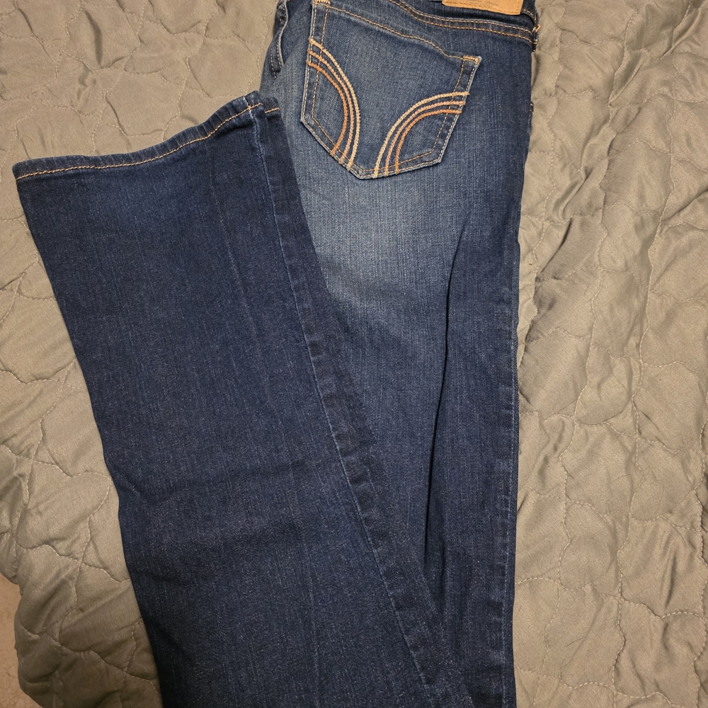 Hollister Dark Blue Boot Cut Jeans